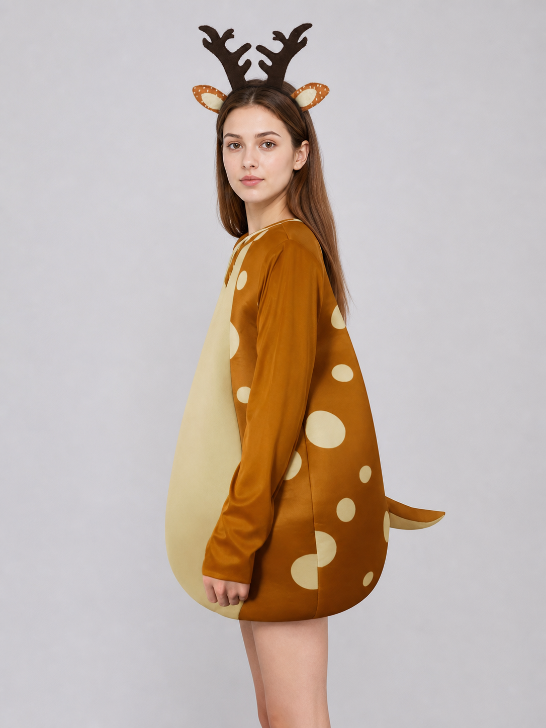 Adult Deer Costume with Antlers
