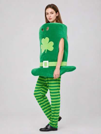 Leprechaun-Style Carnival Costume with Hat