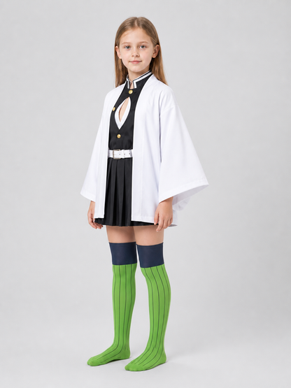 Mitsuri Kanroji Cosplay Costume, Polyester, Cape side view