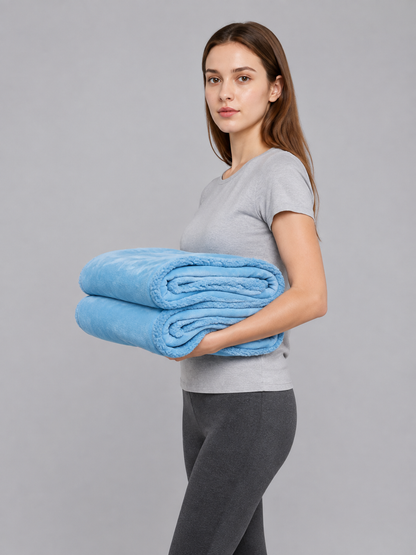 Reversible Plush Pet Blanket side view