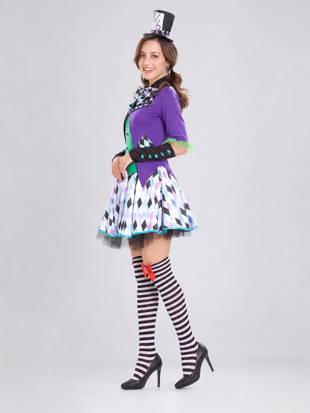 Clown Costume with a Full Skirt