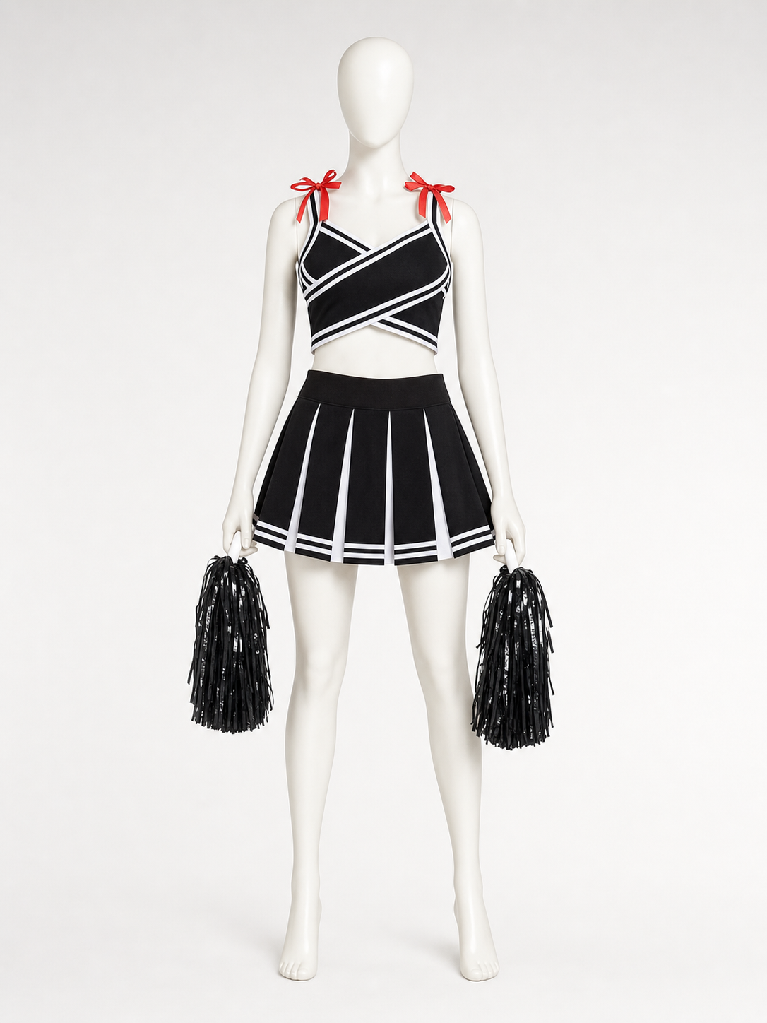 Cheerleading-Style Performance Costume: Top and Skirt
