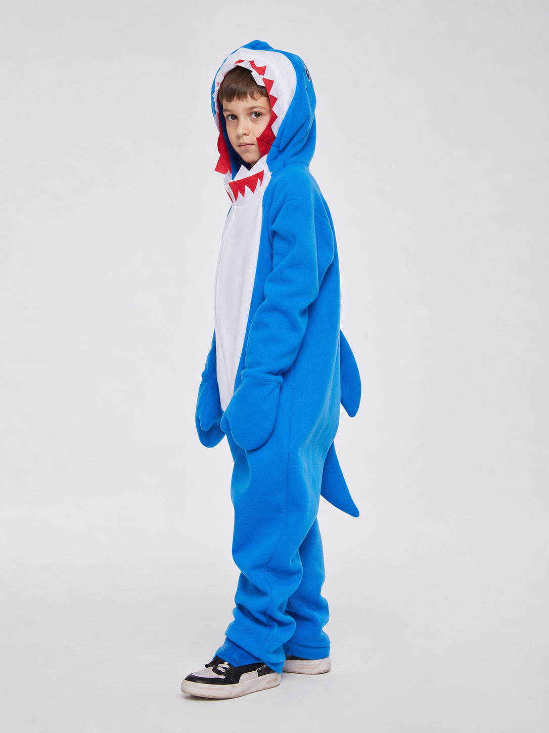 Shark costume, jumpsuit for parties