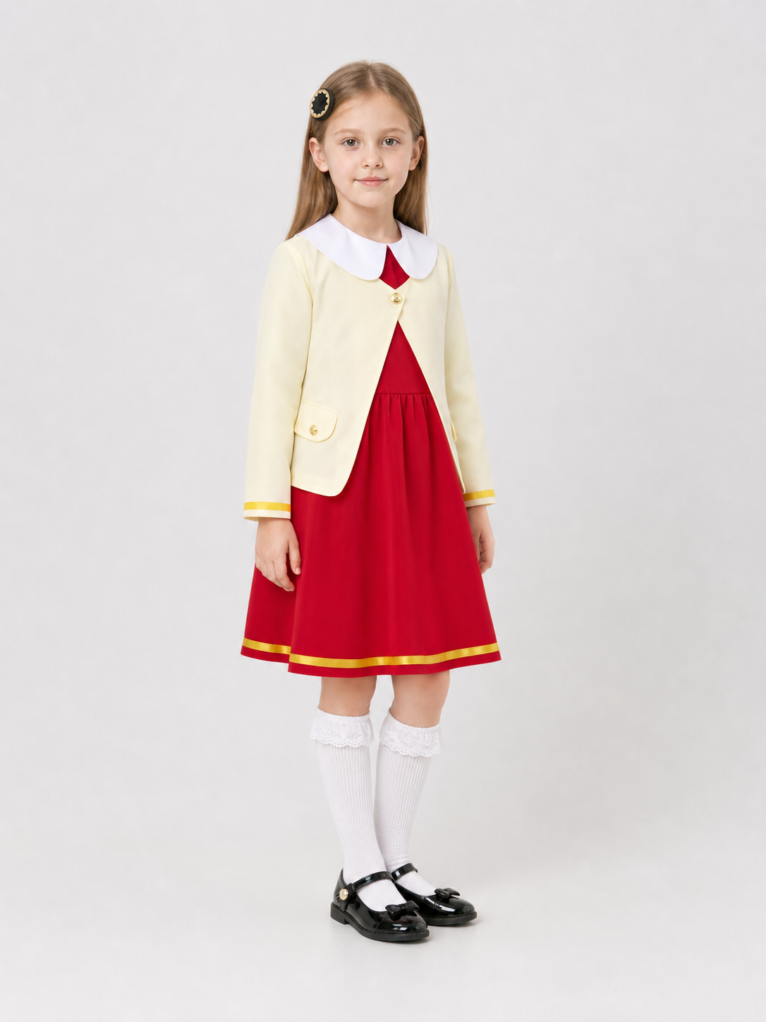 Anya Cosplay Costume from the Spy x Family Anime, Set side view