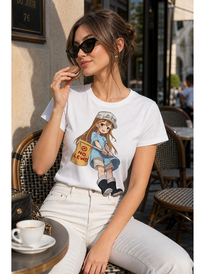 Anime T-Shirt with "Cells at Work!" Print