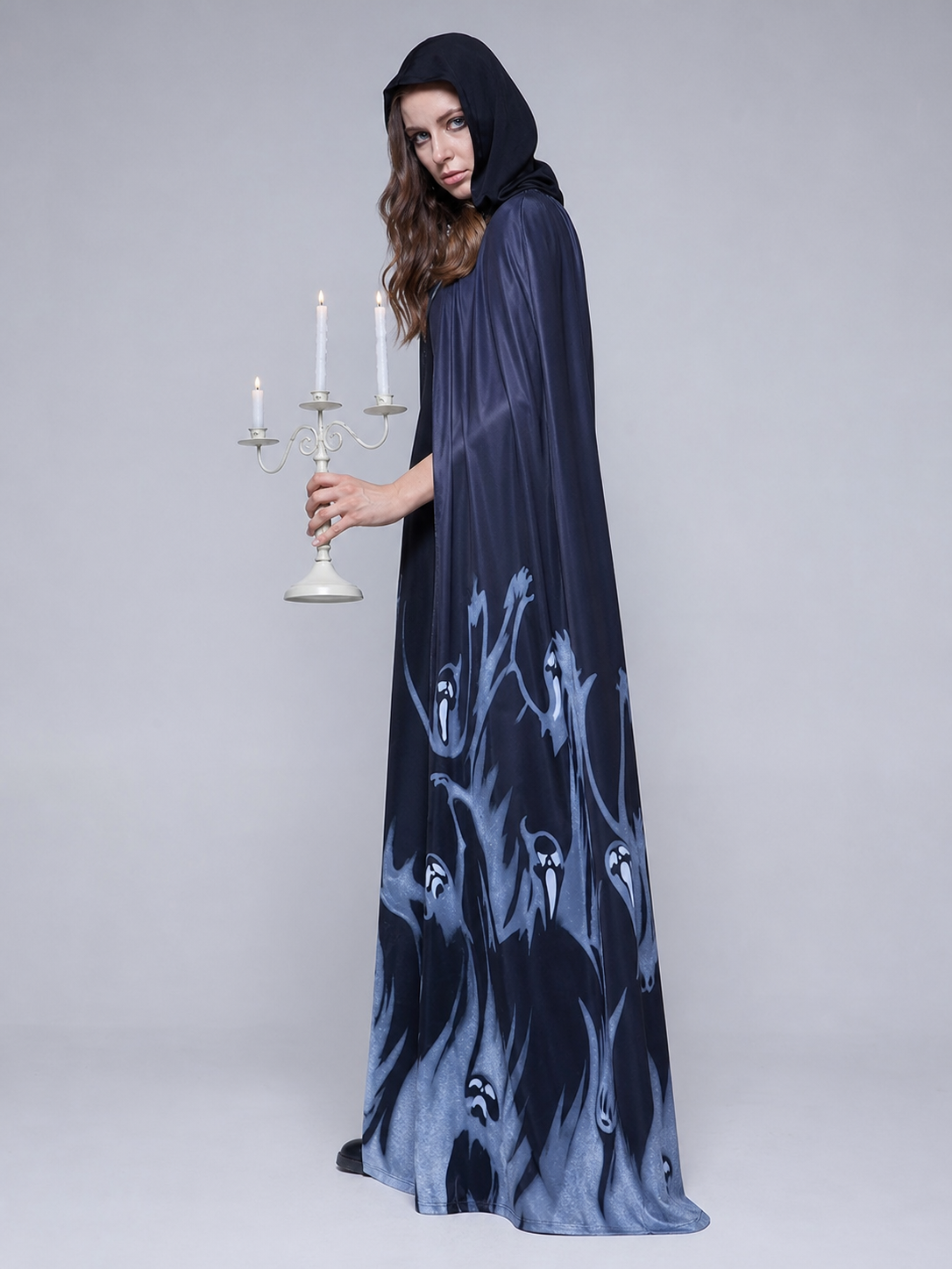 Cosplay Costume with Cape and Hood
