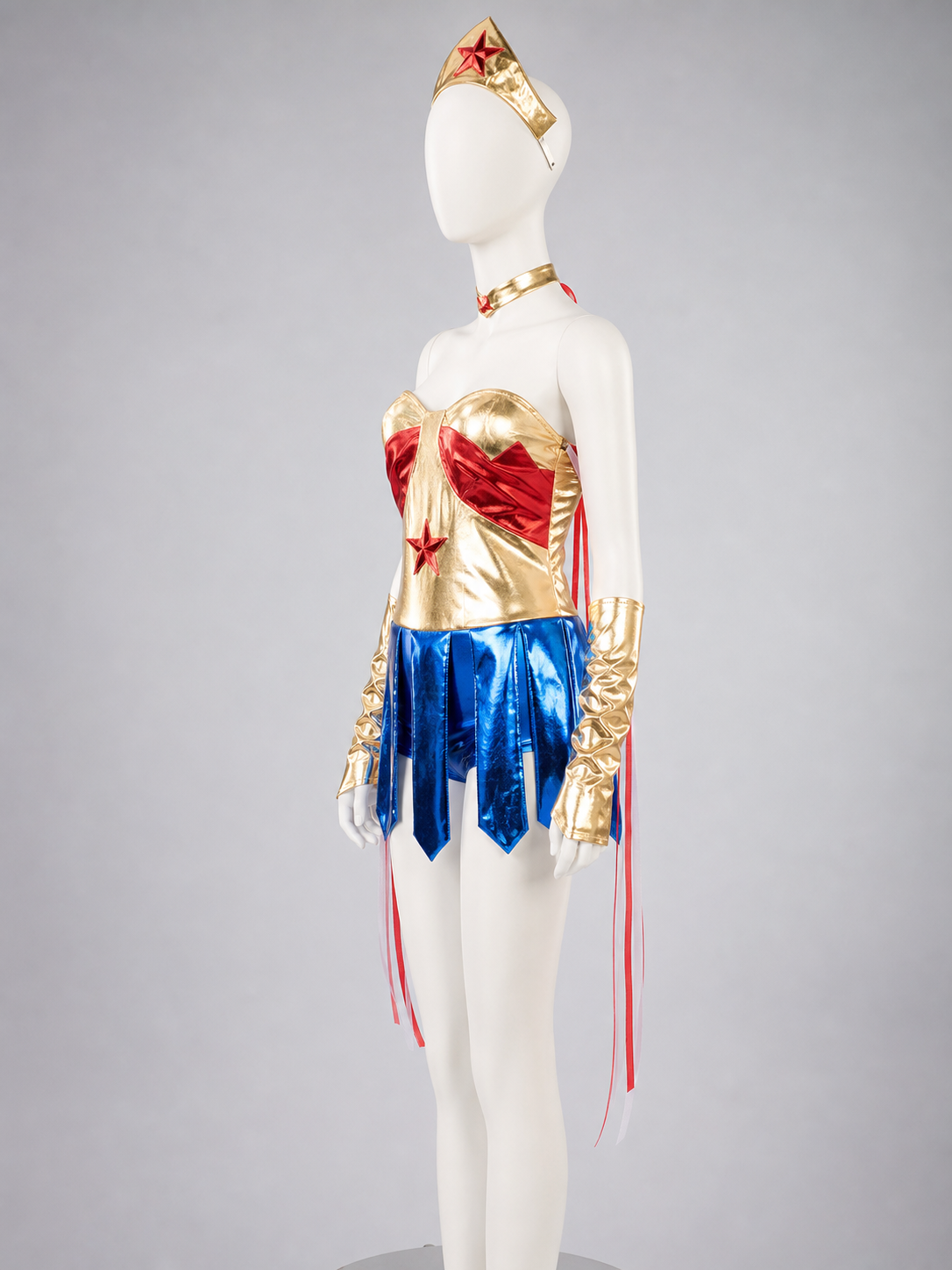 Superhero Costume with Dress and Accessories