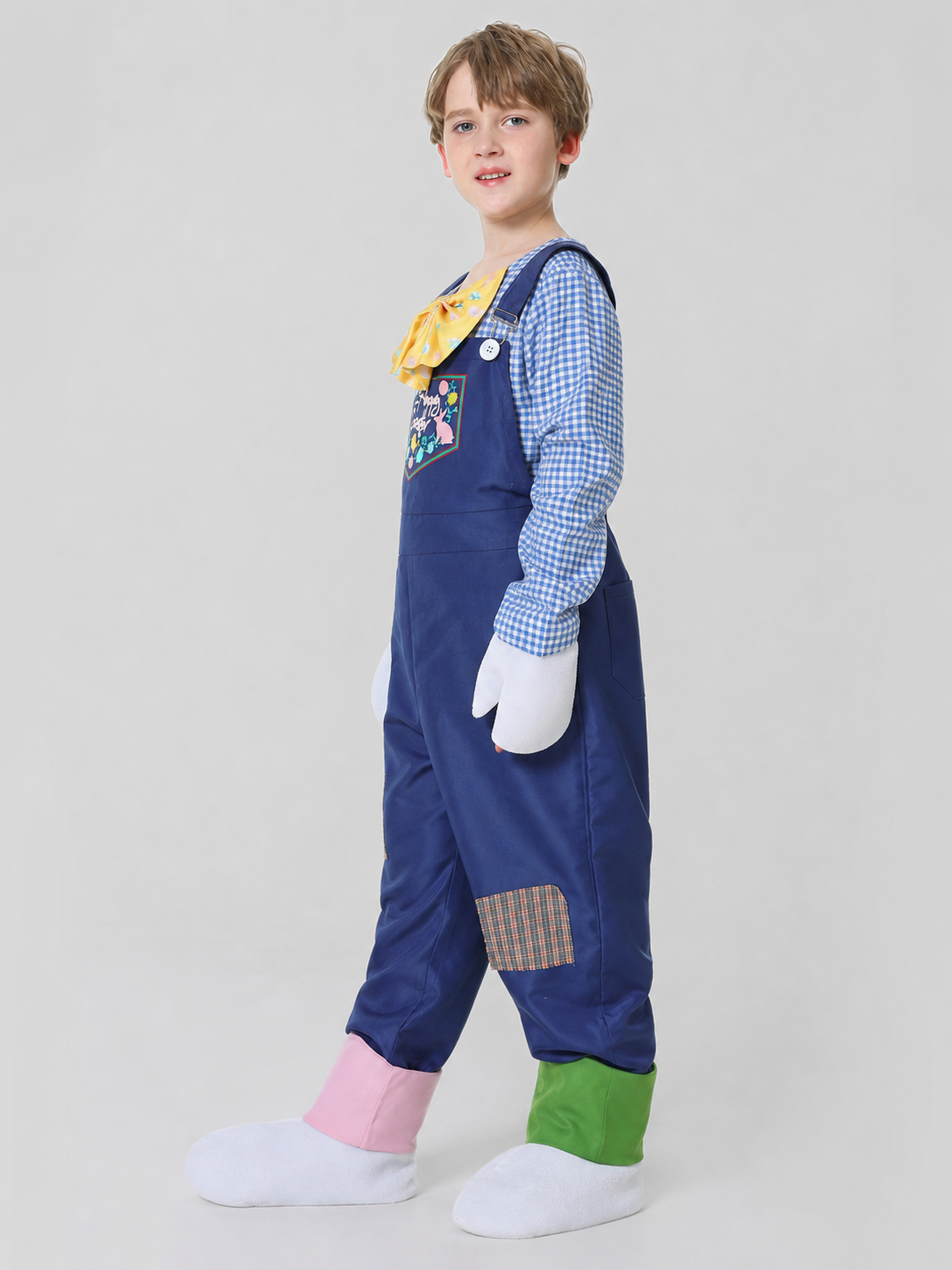 Easter Clown Costume with Bow Tie and Decorations