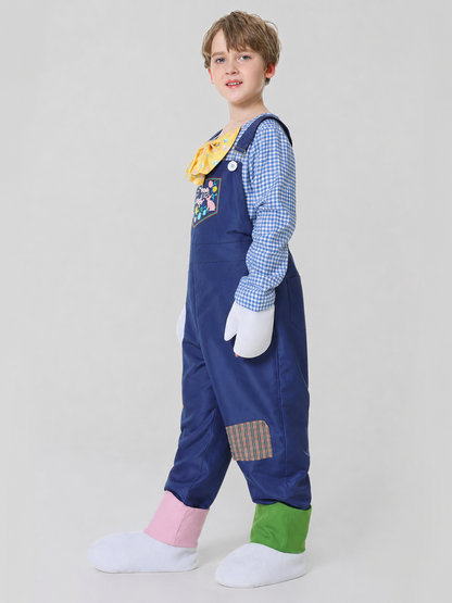 Easter Clown Costume with Bow Tie and Decorations