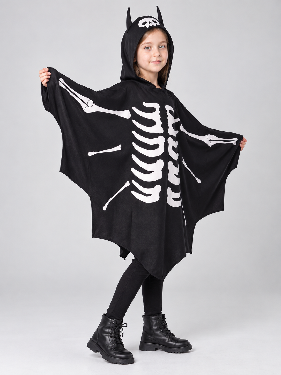 Children's Bat Costume with Hood side view