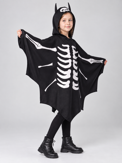 Children's Bat Costume with Hood side view
