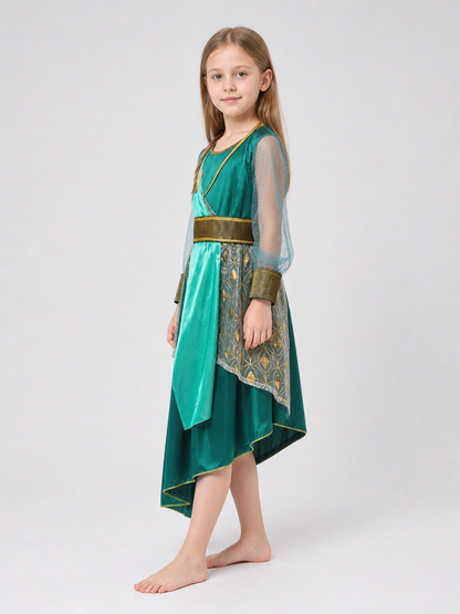 Medusa costume dress with headpiece for parties