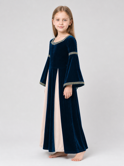 Medieval-style costume dress with headband