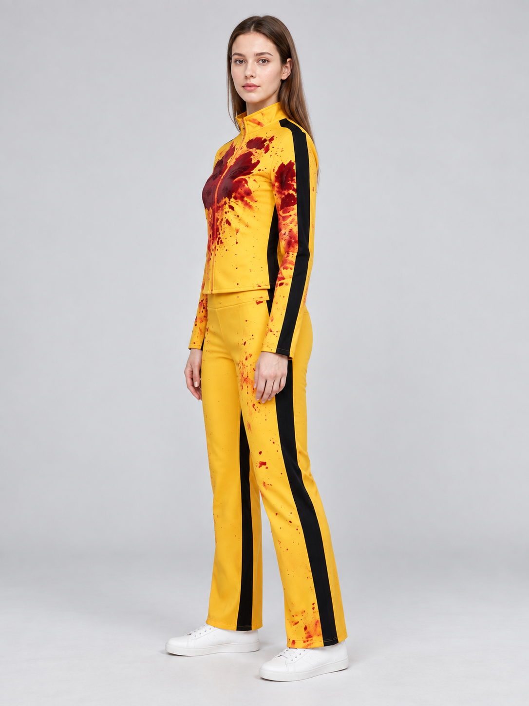 Kill Bill-Style Cosplay Costume side view