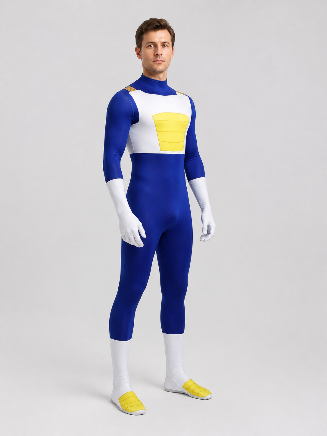 Vegeta Costume from Dragon Ball: Cosplay Jumpsuit side view