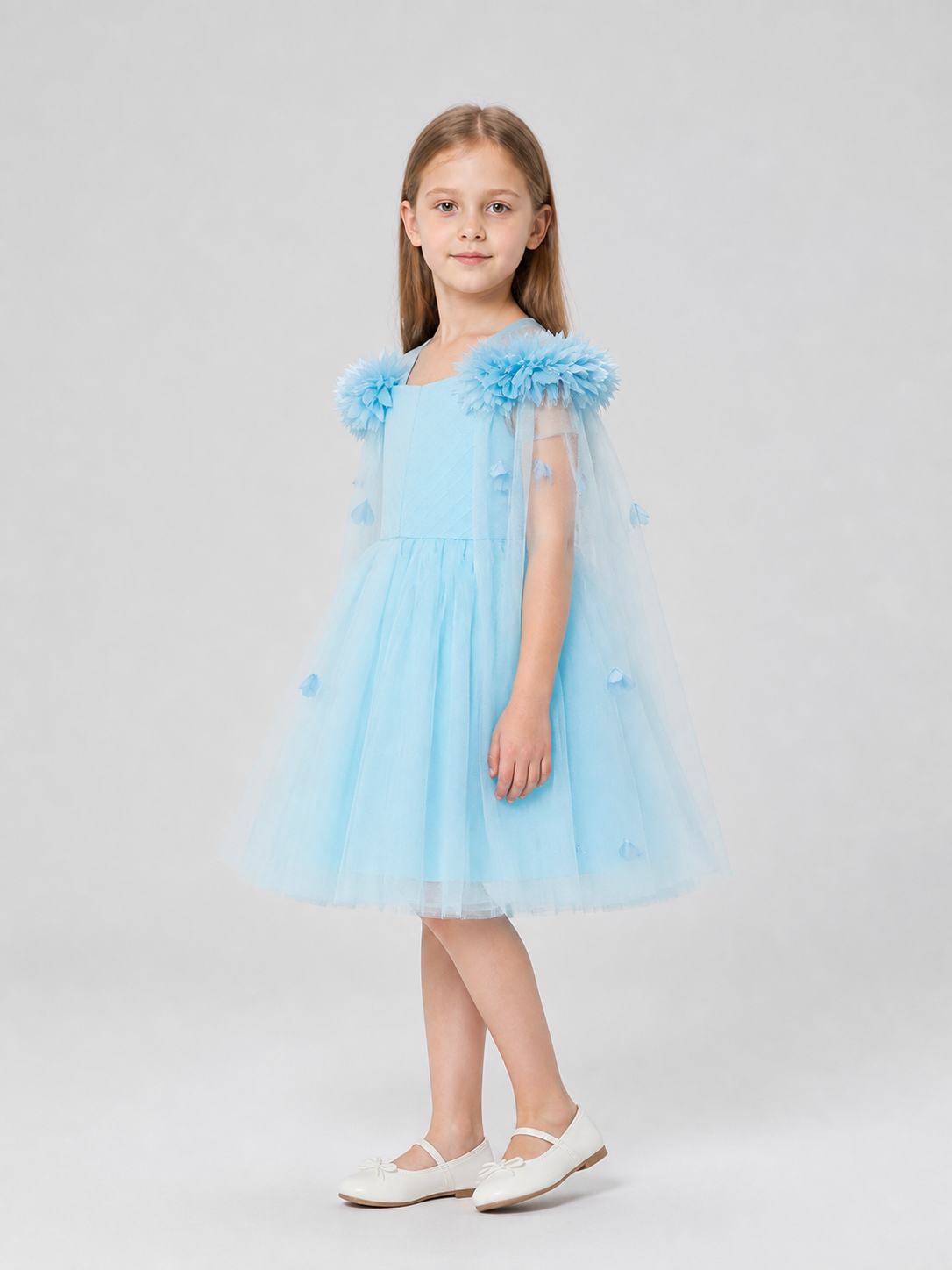 Princess Flower Tutu Dress for Flower Girls