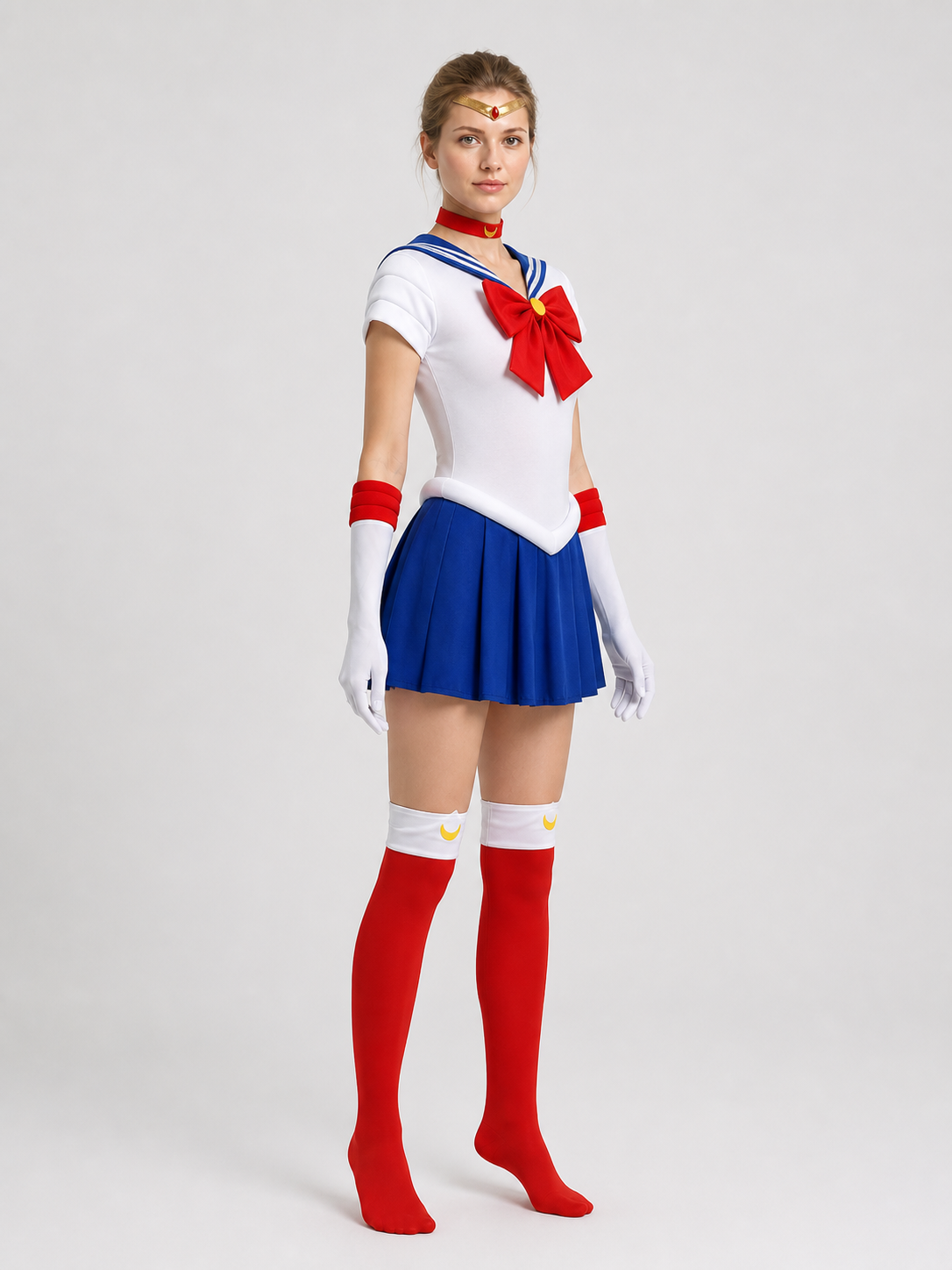 Sailor Moon Cosplay Costume, Skirt Set side view