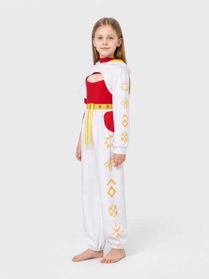 Zombie High School 4 Cosplay Costume, 3 Pieces side view