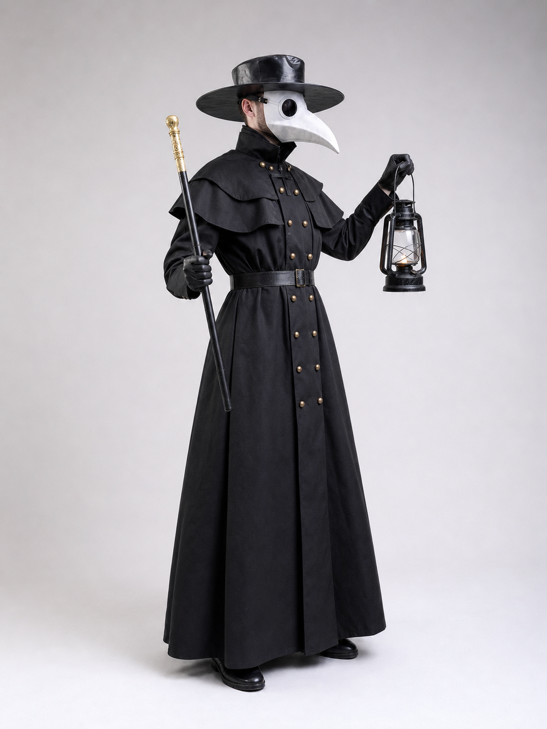 Halloween Plague Doctor Costume with Mask