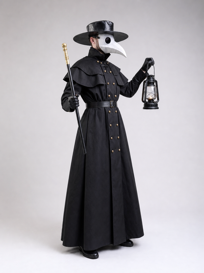 Halloween Plague Doctor Costume with Mask