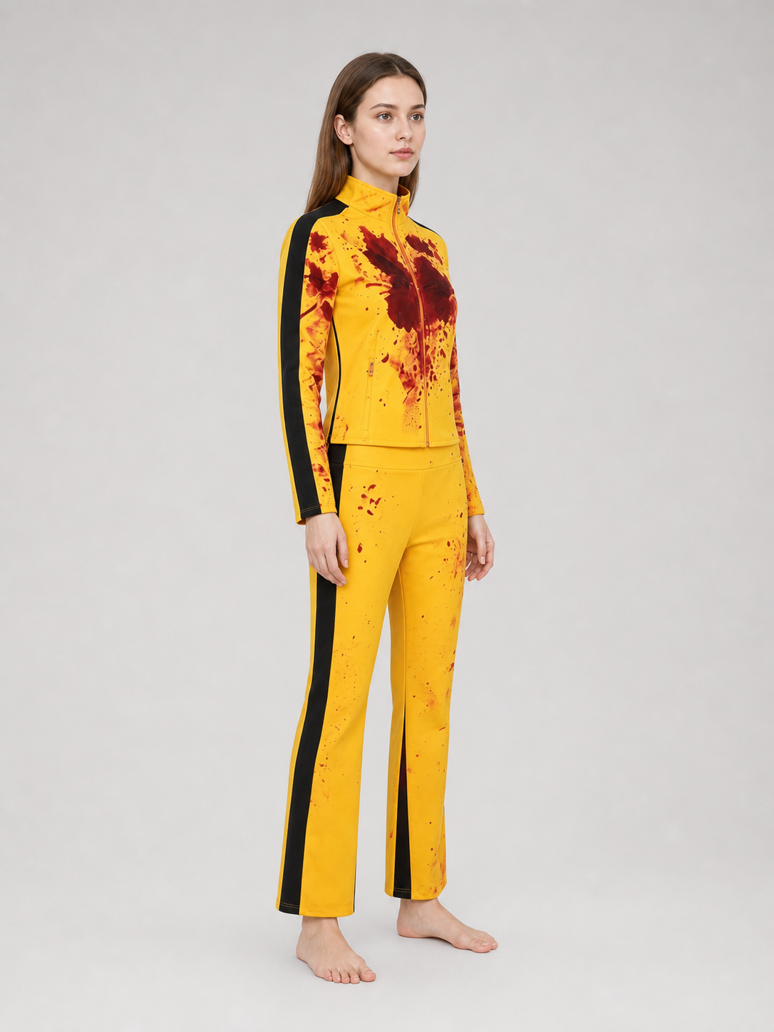 Yellow Kill Bill Cosplay Costume Set