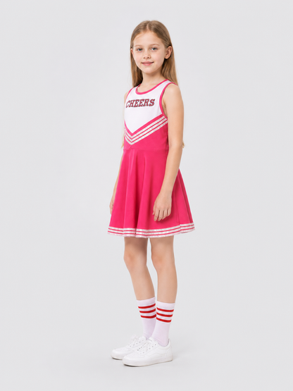 Sleeveless Cheerleading Stage Dress side view