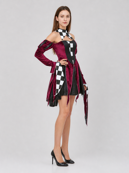 Retro Court Ball-Style Dress for Cosplay