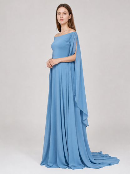 Long Light Blue Dress for Cosplay