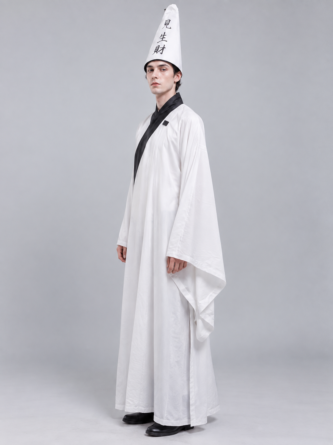 Adult Halloween Carnival Costume with Cone Hat