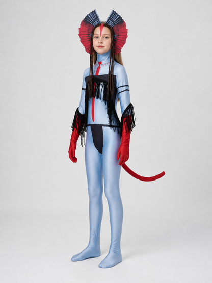 Children’s Alien Costume from “Avatar 3” for Cosplay side view
