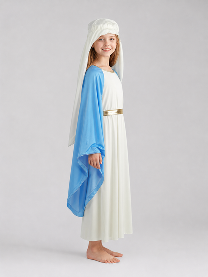 Biblical Costume with Veil and Belt