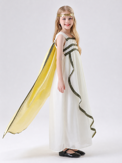 Children’s Greek-style costume with cape and headband