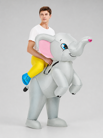 Elephant Carnival Costume with Ride-On Effect