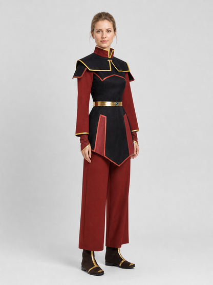 Prince Zuko Costume from Avatar for Cosplay and Halloween side view