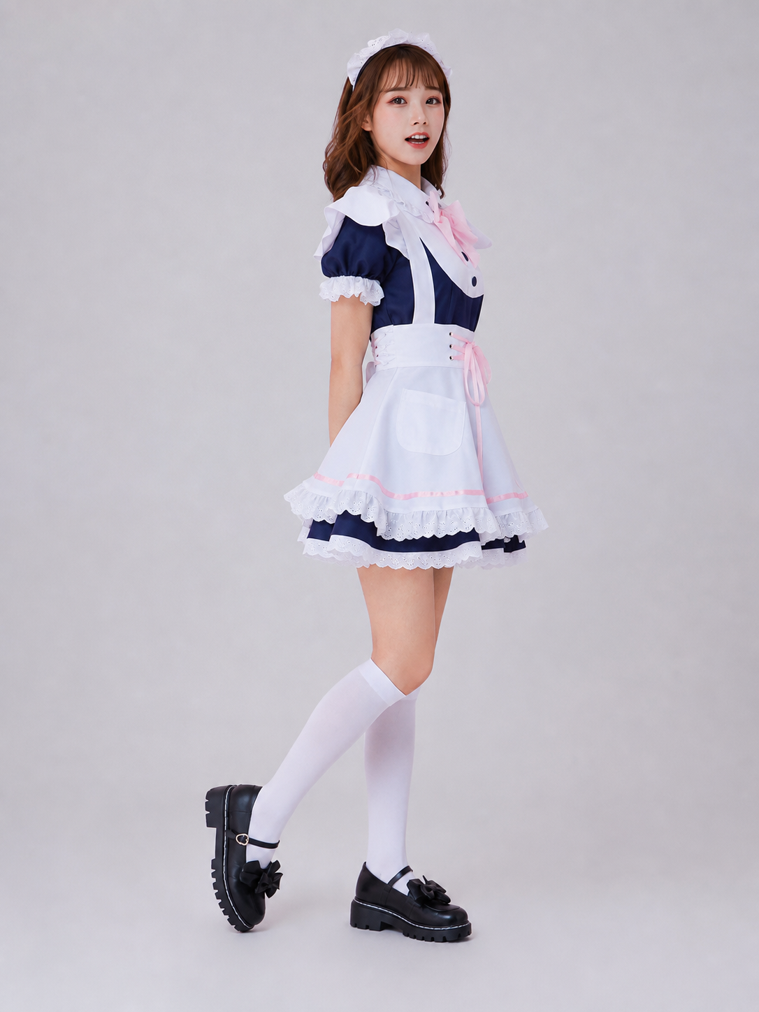 Maid-Style Cosplay Uniform Dress