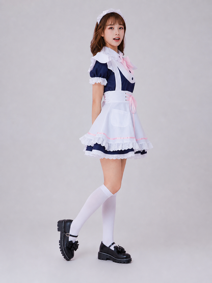 Maid-Style Cosplay Uniform Dress