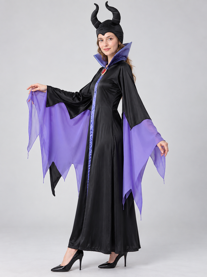 Halloween Carnival Costume: Dress, Horns, Necklace