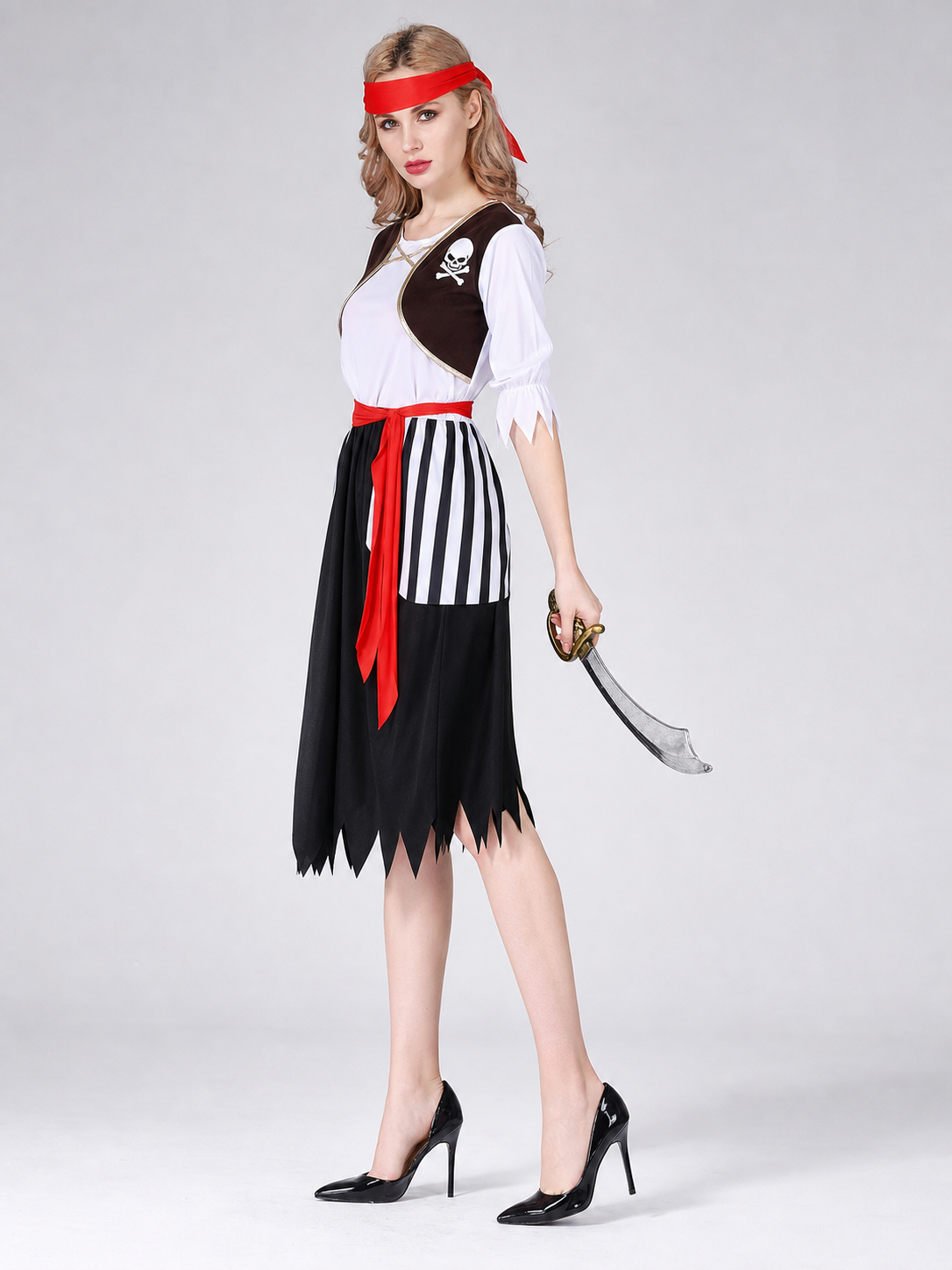 Carnival Pirate Costume with Accessories
