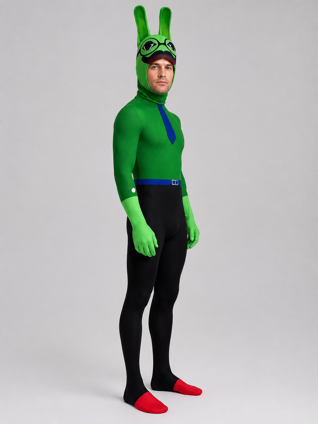 Green Rabbit Costume for Children and Adults for Halloween side view