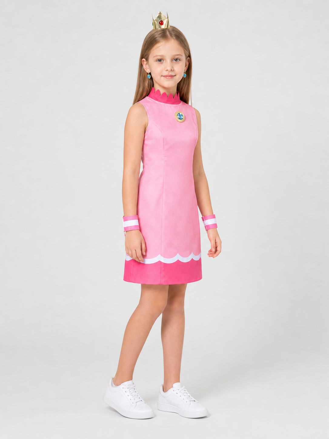 Rosalina Costume: Dress, Crown, and Accessories side view
