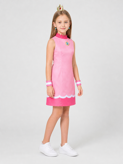 Rosalina Costume: Dress, Crown, and Accessories side view