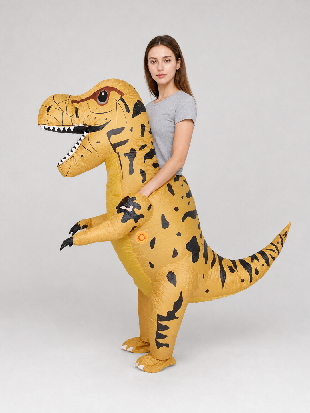 Inflatable Tyrannosaurus Rex Dinosaur Costume for Parties
