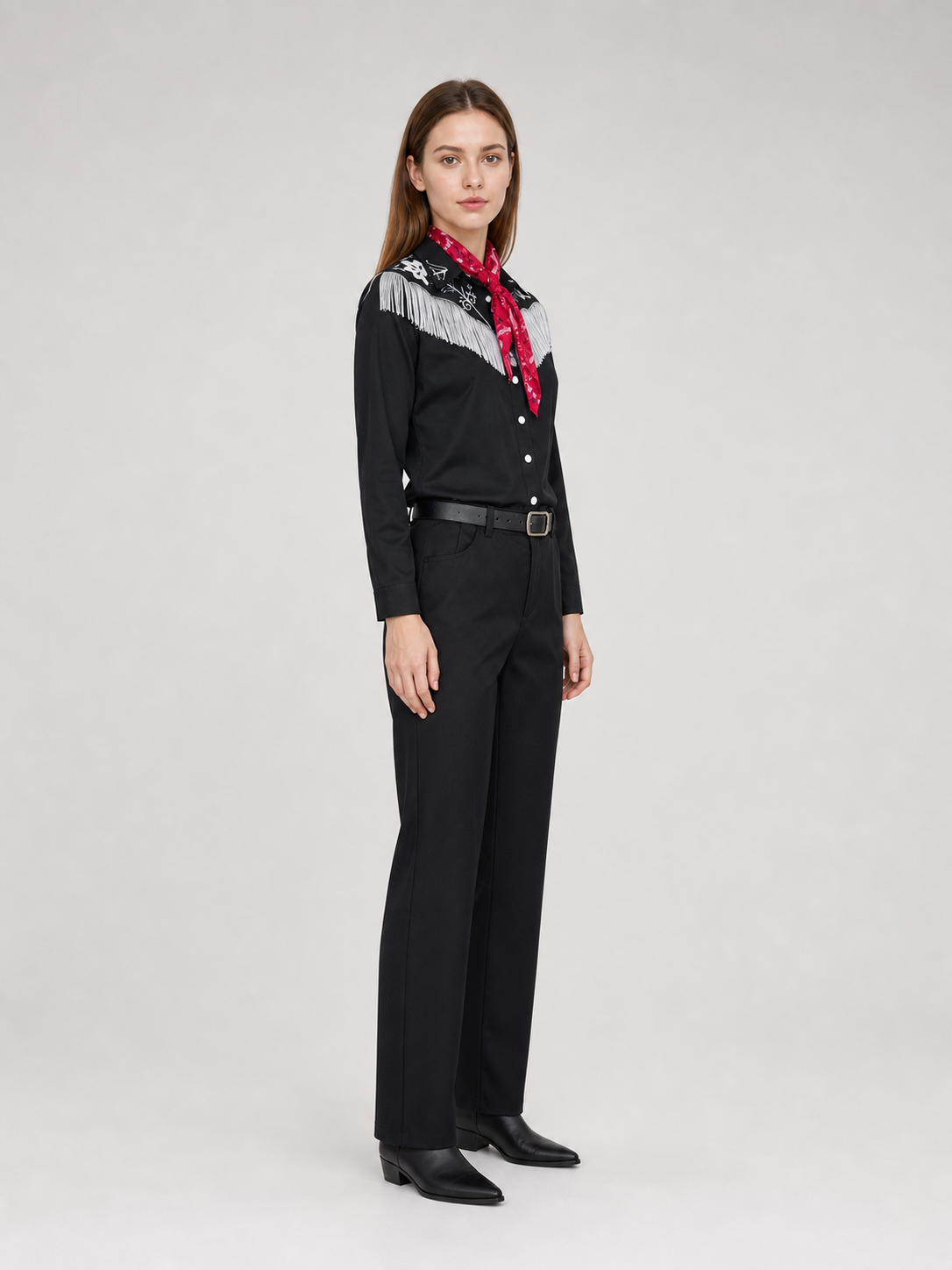 Cowboy cosplay costume: shirt, pants, hat