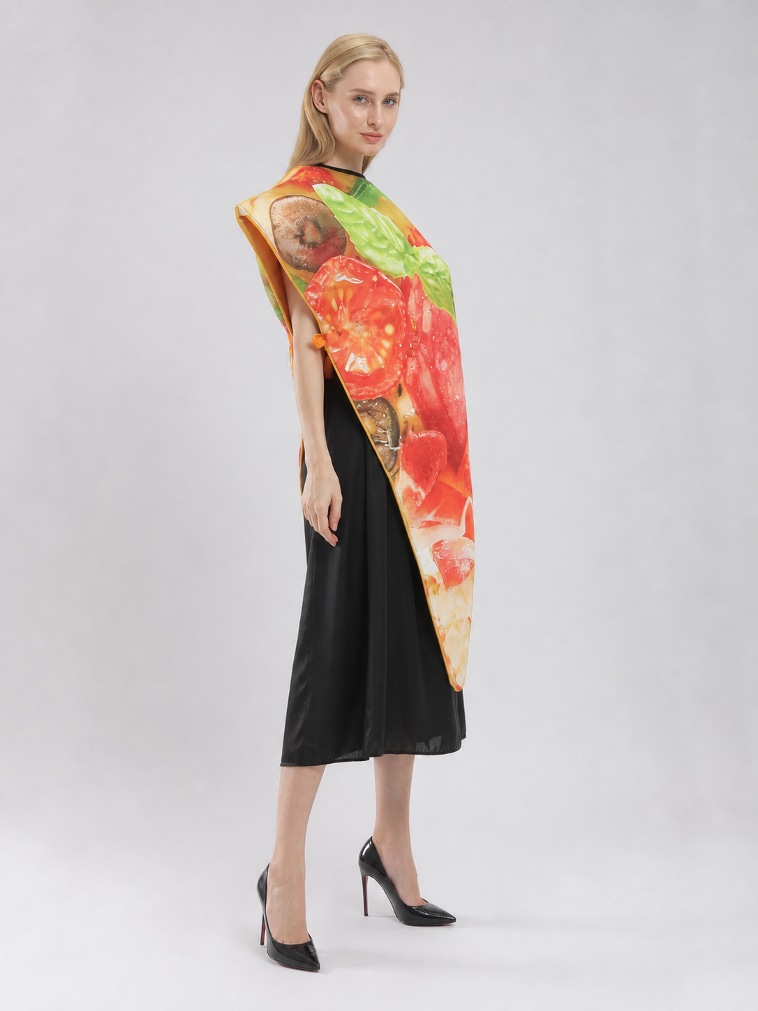 Pizza Slice Halloween Costume side view 3