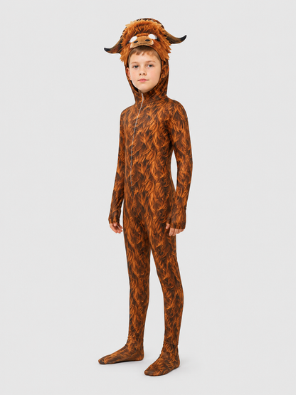 “Scottish Cow” Cosplay Costume — Jumpsuit side view