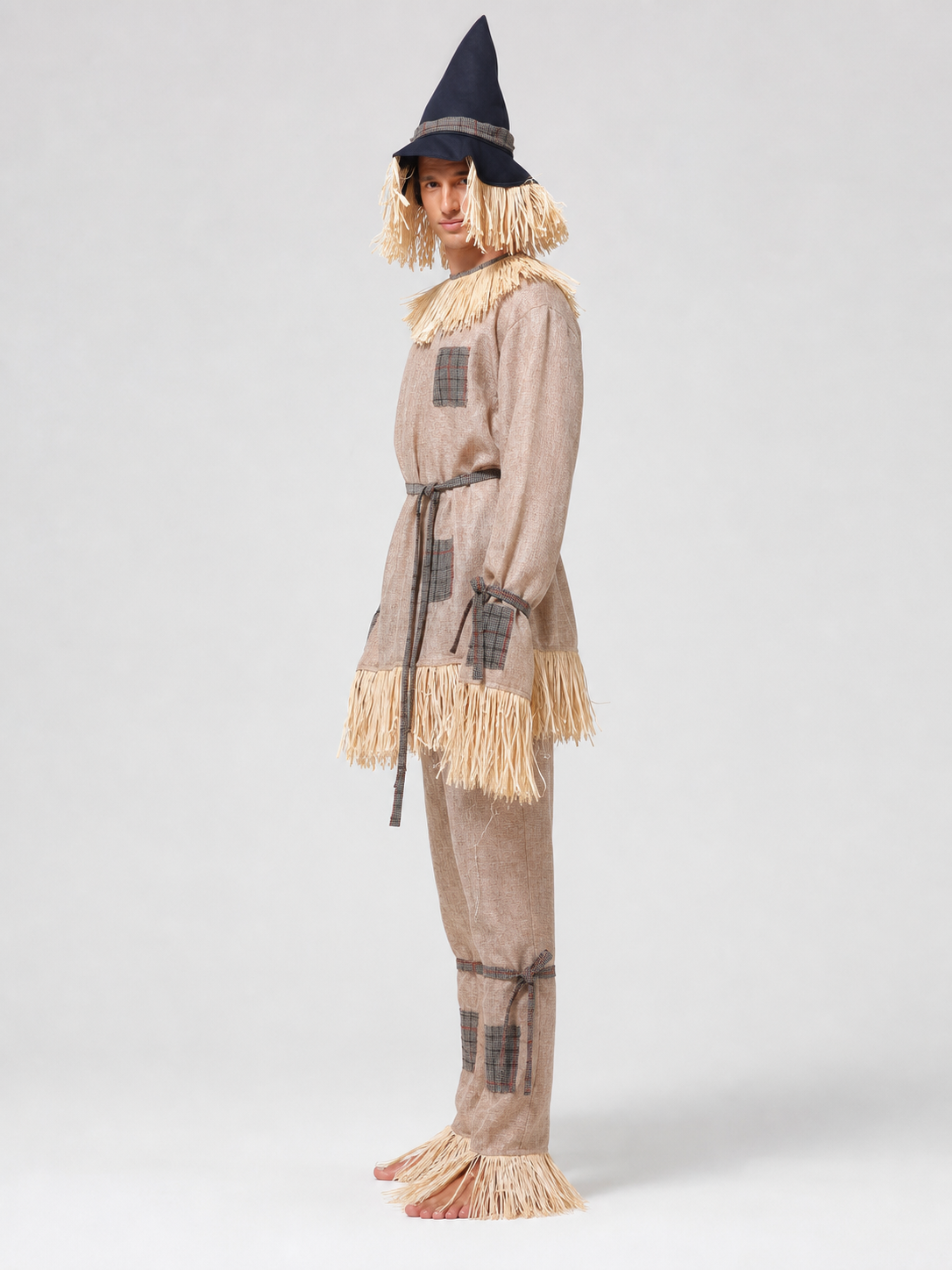 Straw Scarecrow Costume for Stage Performances