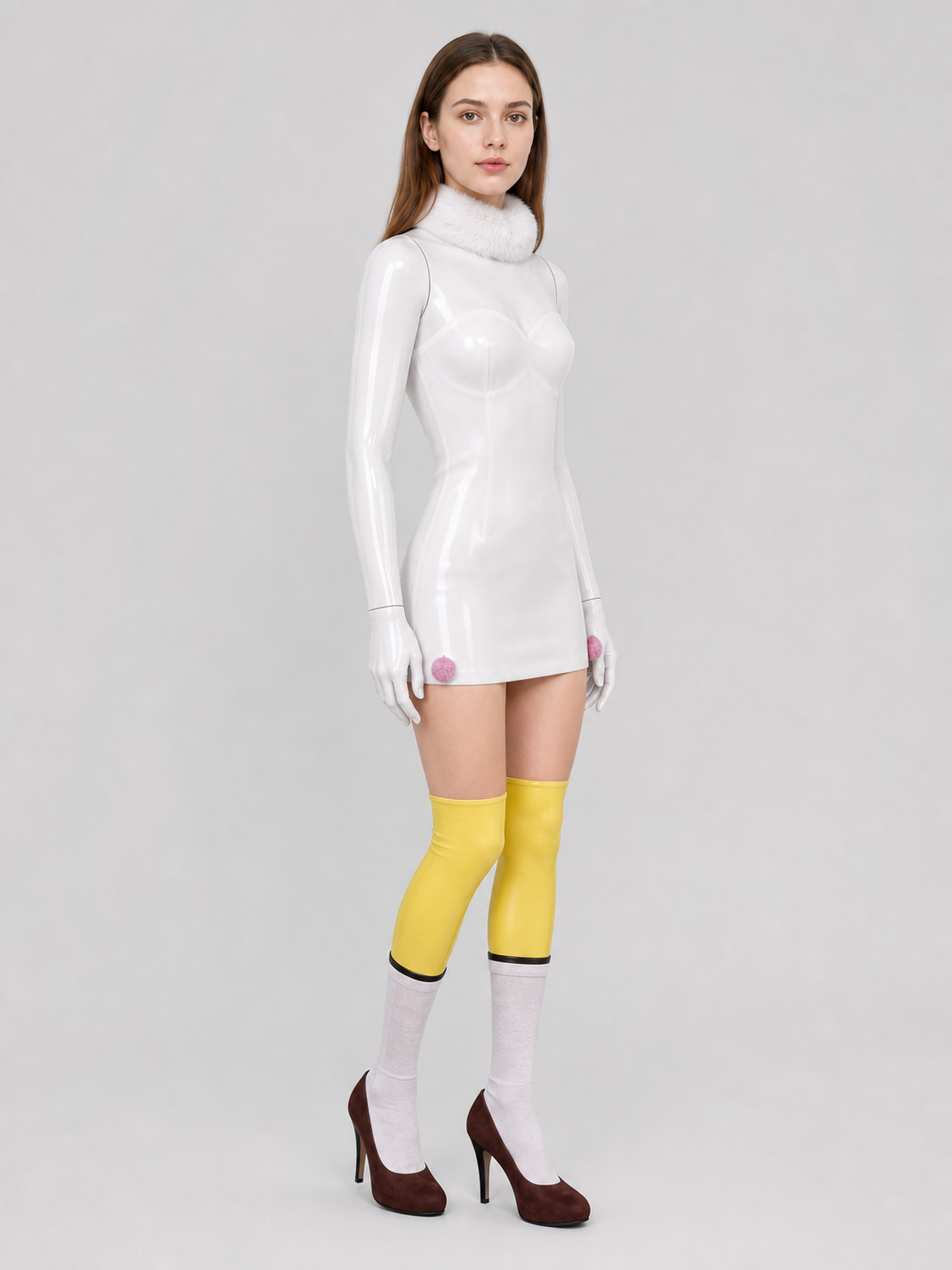 Aries Cosplay Costume from Fairy Tail with Dress