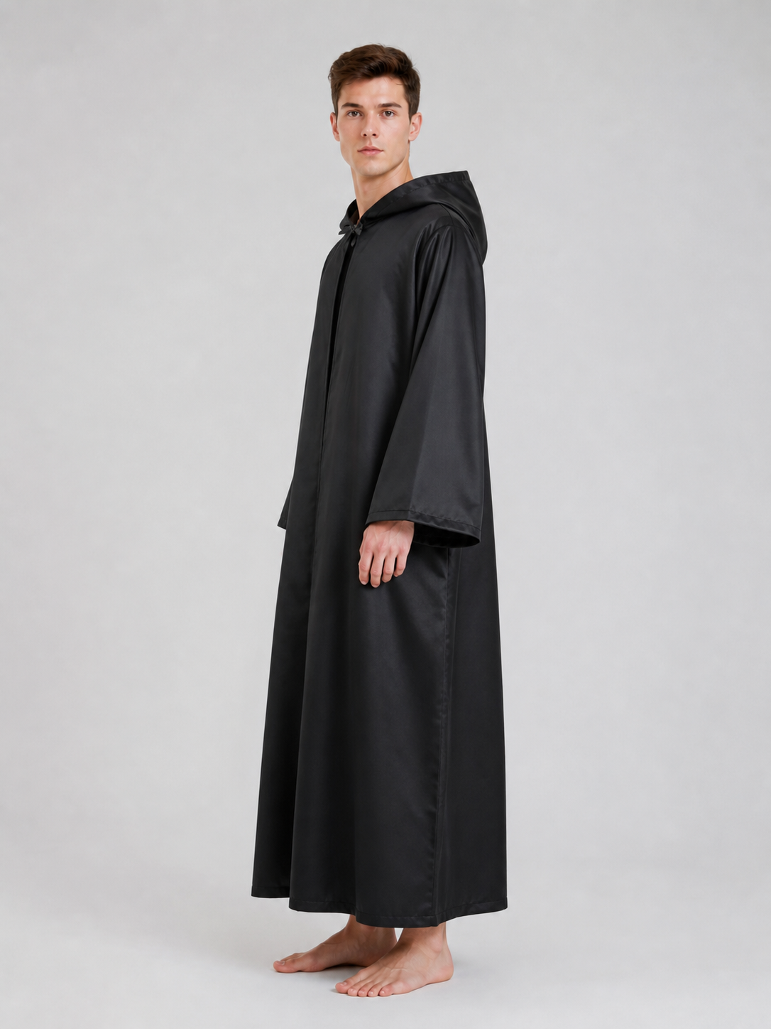 Hooded Cloak Poncho for Obi-Wan Kenobi Cosplay