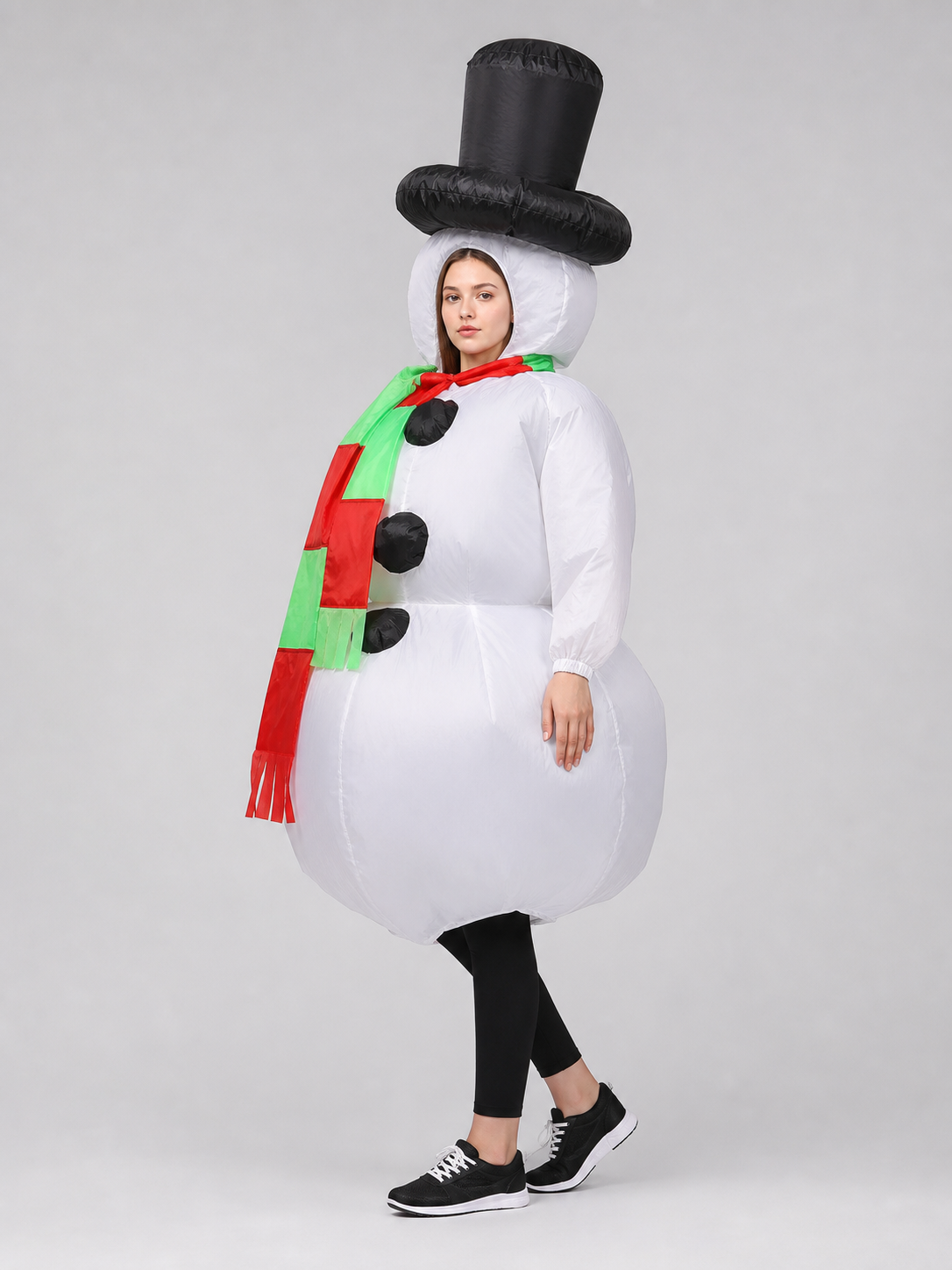 Snowman Costume with Hat and Scarf