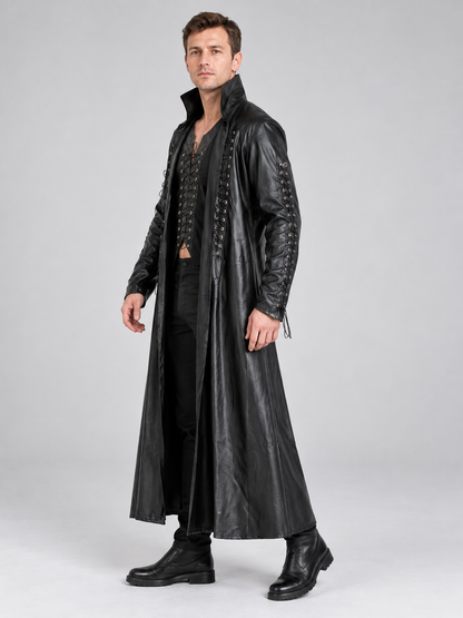 Black Vampire Costume: Coat, Vest, Pants
